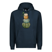 Navy pumpkins Premium Hoodie - RanaPortraitStore
