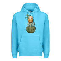 Ocean Blue pumpkins Premium Hoodie - RanaPortraitStore