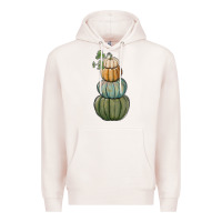 Pale Pink pumpkins Premium Hoodie - RanaPortraitStore