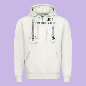 Uke I'm Your Father Zipper Hoodie Designed By Bettercallsaul