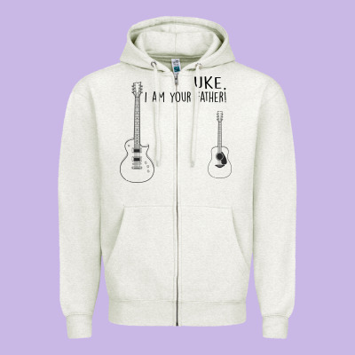Uke I'm Your Father Zipper Hoodie Designed By Bettercallsaul