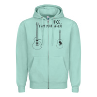Seafoam uke i'm your father Zipper Hoodie - Bettercallsaul
