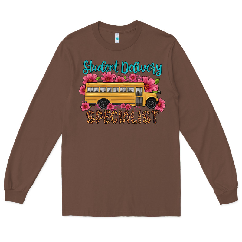 Student Delivery Specialist School Bus Long Sleeve Tee by Artiststas | Teevron