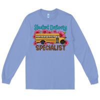 Colony Blue student delivery specialist school bus Long Sleeve Tee - Artiststas