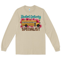 Mushroom student delivery specialist school bus Long Sleeve Tee - Artiststas
