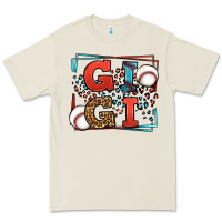 Bone Baseball gigi leopard frame Premium Tee - LillyAllenDesigns