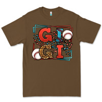 Cacao Baseball gigi leopard frame Premium Tee - LillyAllenDesigns