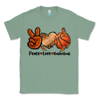 Sage Peace Love Basketball Classic Tee - FaDigitalArtStudio