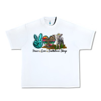 Peace Love Southdown Sheep Urban Heavy Tee | Teevron