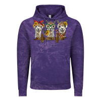Cloud Purple 3 alpacas Vintage Hoodie - BarkalooDesign