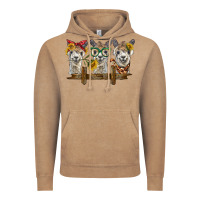 Vintage Coffee 3 alpacas Vintage Hoodie - BarkalooDesign