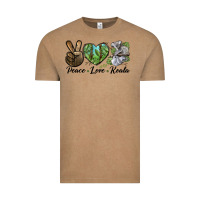 Vintage Coffee peace love koala Vintage Tee - LillyAllenDesigns