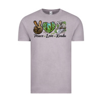 Vintage Zinc peace love koala Vintage Tee - LillyAllenDesigns