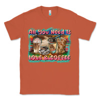 Copper all you need is love & coffee Classic Tee - BarkalooDesign