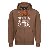 Chestnut this is my significant otter Zipper Hoodie - Bettercallsaul