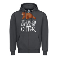 Smoke this is my significant otter Zipper Hoodie - Bettercallsaul