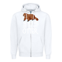 White this is my significant otter Zipper Hoodie - Bettercallsaul