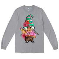 Heather Grey teacher gnome Long Sleeve Tee - Artiststas