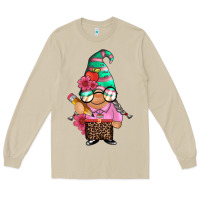 Mushroom teacher gnome Long Sleeve Tee - Artiststas