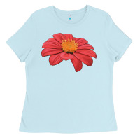 Baby Blue del sol sunflower Ladies Tee - LillyAllenDesigns