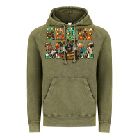 Vintage Olive show mom suffolk sheep black sheep Vintage Hoodie - BarkalooDesign