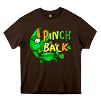 Chocolate Brown i pinch back with crab Heavy Core Tee - FaDigitalArtStudio