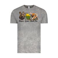 Cloud Rock Peace Love Red Fox Vintage Tee - LillyAllenDesigns