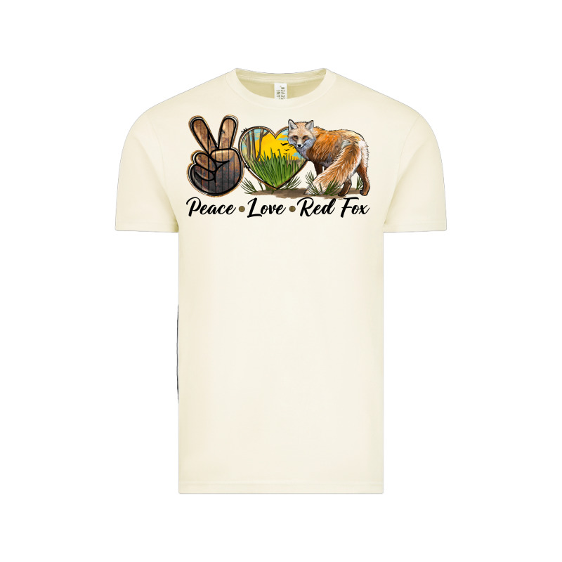 Peace Love Red Fox Vintage Tee by LillyAllenDesigns | Teevron
