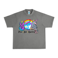 Tornado peace love unicorn Urban Heavy Tee - LillyAllenDesigns