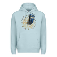 Blue Mist watch the time Premium Hoodie - artisFamous