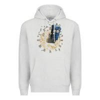Dove Grey watch the time Premium Hoodie - artisFamous