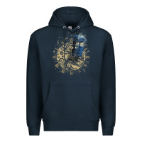 Navy watch the time Premium Hoodie - artisFamous