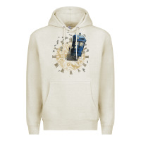 Oatmeal Heather watch the time Premium Hoodie - artisFamous