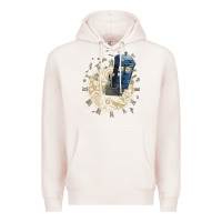Pale Pink watch the time Premium Hoodie - artisFamous