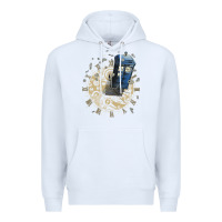 White watch the time Premium Hoodie - artisFamous