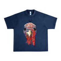 Navy gobble face Urban Heavy Tee - RanaPortraitStore