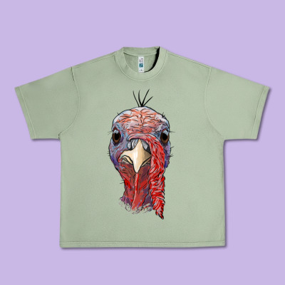 Gobble Face Urban Heavy Tee Designed By Ranaportraitstore