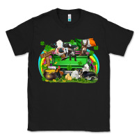 Black St. Patrick's Day farm animal truck Classic Tee - FaDigitalArtStudio
