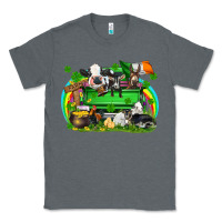 Charcoal Heather St. Patrick's Day farm animal truck Classic Tee - FaDigitalArtStudio