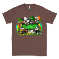 Chestnut St. Patrick's Day farm animal truck Classic Tee - FaDigitalArtStudio