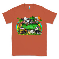 Copper St. Patrick's Day farm animal truck Classic Tee - FaDigitalArtStudio