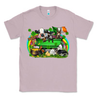 Lilac St. Patrick's Day farm animal truck Classic Tee - FaDigitalArtStudio