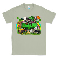Matcha St. Patrick's Day farm animal truck Classic Tee - FaDigitalArtStudio