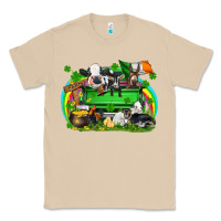 Mushroom St. Patrick's Day farm animal truck Classic Tee - FaDigitalArtStudio
