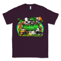 Plum St. Patrick's Day farm animal truck Classic Tee - FaDigitalArtStudio
