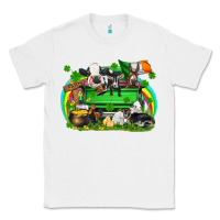 White St. Patrick's Day farm animal truck Classic Tee - FaDigitalArtStudio
