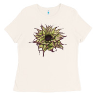 Bone sun   fill purple sunflower Ladies Tee - LillyAllenDesigns