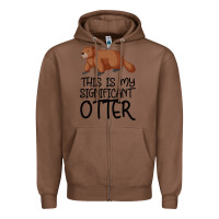 Chestnut this is my significant otter Zipper Hoodie - Bettercallsaul