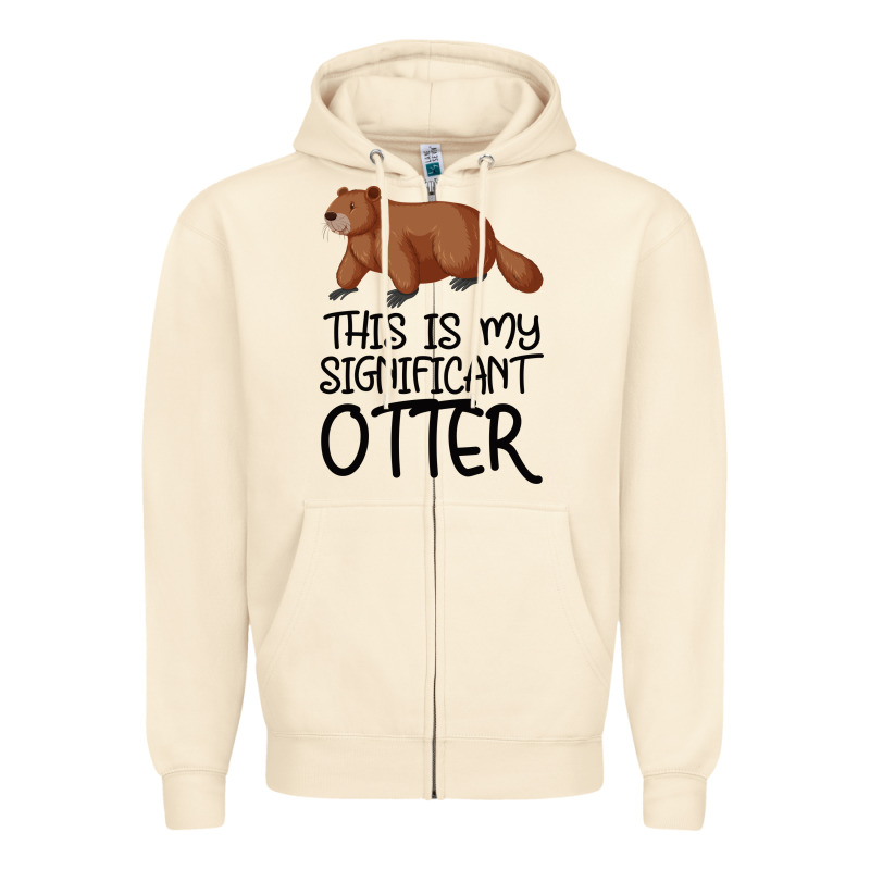 This Is My Significant Otter Zipper Hoodie by Bettercallsaul | Teevron