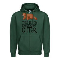 Sports Green this is my significant otter Zipper Hoodie - Bettercallsaul